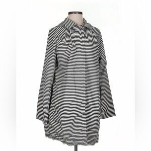 Coach Black and White Striped Jacket